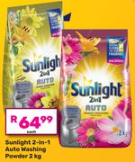 Sunlight 2-in-1 Auto Washing Powder 2kg