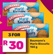 Baumann's Marie Biscuits 150g- For 3