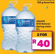 aQuelle Still Natural Spring Water 5L-For 2