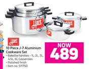 Hart 10 Piece J7 Aluminium Cookware Set