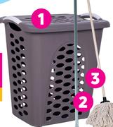 Miss Molly Mega Linen Bin Taupe-85L
