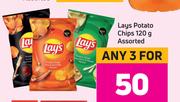 Lays Potato Chips Assorted-For 3 x 120g