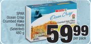 Spar Ocean Crisp Crumbed Hake Fillets (Selected)-480g Per Pack