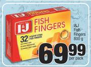 I&J Fish Fingers-800g Per Pack