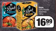 Rajah Curry Powder Assorted-100g Each