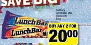 Cadbury Lunch Bar Max-2x62g