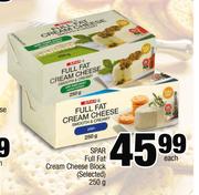 Sapr Full Fat Cream Cheese Block-250g Each