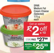 Spar Medium Fat Cream Cheese-175g Each