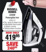 Russell Hobbs 2200W Powerglide Iron