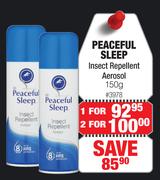 Peaceful Sleep Insect Repellent Aerosol- For 1 x 150g