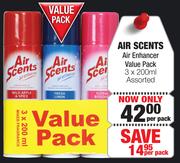 Air Scents Air Enhancer Value Pack Assorted- Per Pack