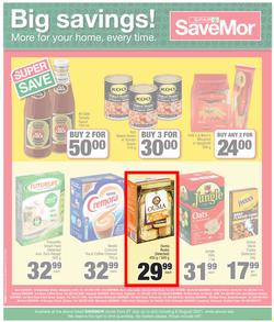 SPAR SAVEMOR EASTERN CAPE : Pay Less (27 July - 8 August 2021) Valid in Alexandria, Dordrecht, Hogsback, Idutywa, Willowvale, Mooiplaas, Richmond, page 4