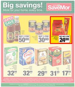 SPAR SAVEMOR EASTERN CAPE : Pay Less (27 July - 8 August 2021) Valid in Alexandria, Dordrecht, Hogsback, Idutywa, Willowvale, Mooiplaas, Richmond, page 4