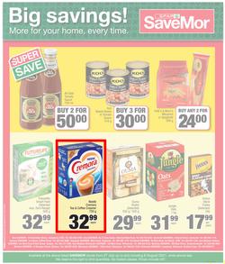 SPAR SAVEMOR EASTERN CAPE : Pay Less (27 July - 8 August 2021) Valid in Alexandria, Dordrecht, Hogsback, Idutywa, Willowvale, Mooiplaas, Richmond, page 4