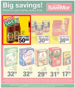SPAR SAVEMOR EASTERN CAPE : Pay Less (27 July - 8 August 2021) Valid in Alexandria, Dordrecht, Hogsback, Idutywa, Willowvale, Mooiplaas, Richmond, page 4