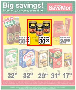 SPAR SAVEMOR EASTERN CAPE : Pay Less (27 July - 8 August 2021) Valid in Alexandria, Dordrecht, Hogsback, Idutywa, Willowvale, Mooiplaas, Richmond, page 4