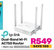 TP-Link Dual Band WiFi AC750 Router
