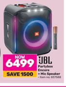 JBL Party Box Encore + Mic Speaker