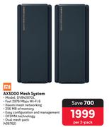 MI AX3000 Mesh System 436762-Per 2 Pack