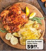 Lekka Braai Marinated Chicken Flatties-Per kg