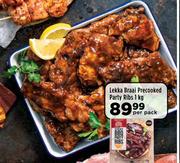 Lekka Braai Pecooked Party Ribs-1kg Pee Pack