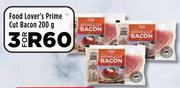 Food Lover's Prime Cut Bacon-For 3 x 200g