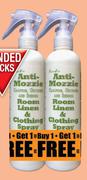Reitzer's Anti Mozzie Linen Spray Banded Pack-250ml Per Pack