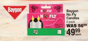 Baygon No Fly Candles-2 Pack Each