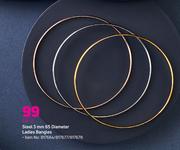 Steel 3mm 65 Diameter Ladies Bangles-Each