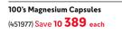 Slow-Mag 100's Effervescent Magnesium Capsules-Each