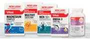 Vital 60's Hair, Skin & Nails Capsules-Each
