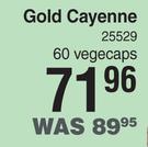 Gold Cayenne-60 Vegecaps