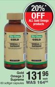 Gold Omega 3 Supreme-60 Softgel Capsules Each