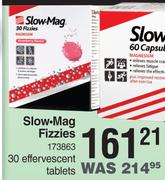 Slow-Mag Fizzies-30 Effevescent Tablets