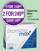 Stamina Max-For 1 x 10 Capsules 