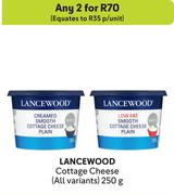 Lancewood Cottage Cheese (All Variants)-For 2 x 250g
