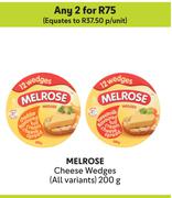 Melrose Cheese Wedges (All Variants)-For 2 x 200g