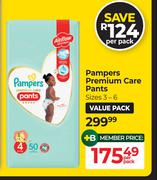 Pampers Premium Care Pants Value Pack Sizes 3-6-Per Pack