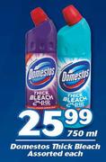 Domestos Thick Bleach Assorted-750ml Each