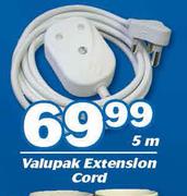 Valupak Extension Cord 5m