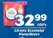 Lil-Lets Essential Pantyliners-100's