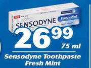 Sensodyne Toothpaste Fresh Mint-75ml