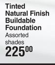 L.A.Girl Tinted Natural Finish Buildable Foundation Assorted Shades