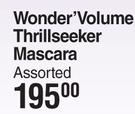 Rimmel Wonder Volume Thrillseeker Mascara Assorted