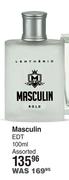 Lentheric Masculin EDT Assorted-100ml