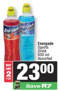 Energade Sports Drink-For 2 x 500ml