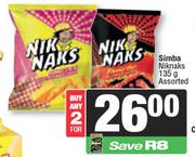 Simba Nik Naks Assorted-For 2 x 135g