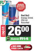 Red Bull Energy Drink-For 2 x 250ml