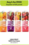 Liqui Fruit 100% Fruit Juice (All Variants)-For 4 x 1L