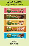 Jungle Energy Bars (All Variants)-For Any 5 x 38g